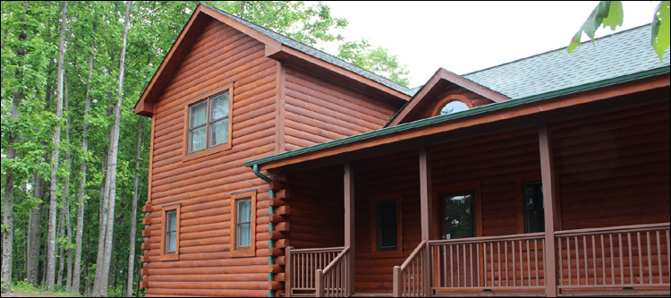 Log Home Staining in Whitley County, Kentucky
