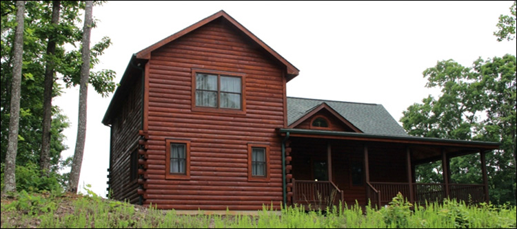 Professional Log Home Borate Application  Whitley County, Kentucky