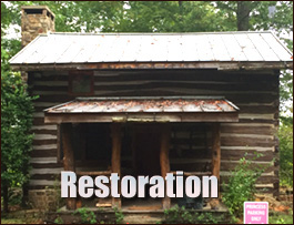 Historic Log Cabin Restoration  Whitley County, Kentucky